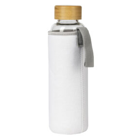 Water bottle with neoprene pouch, 600 ml