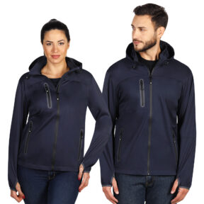 Herren Softshell -Jacke mit Kapuze